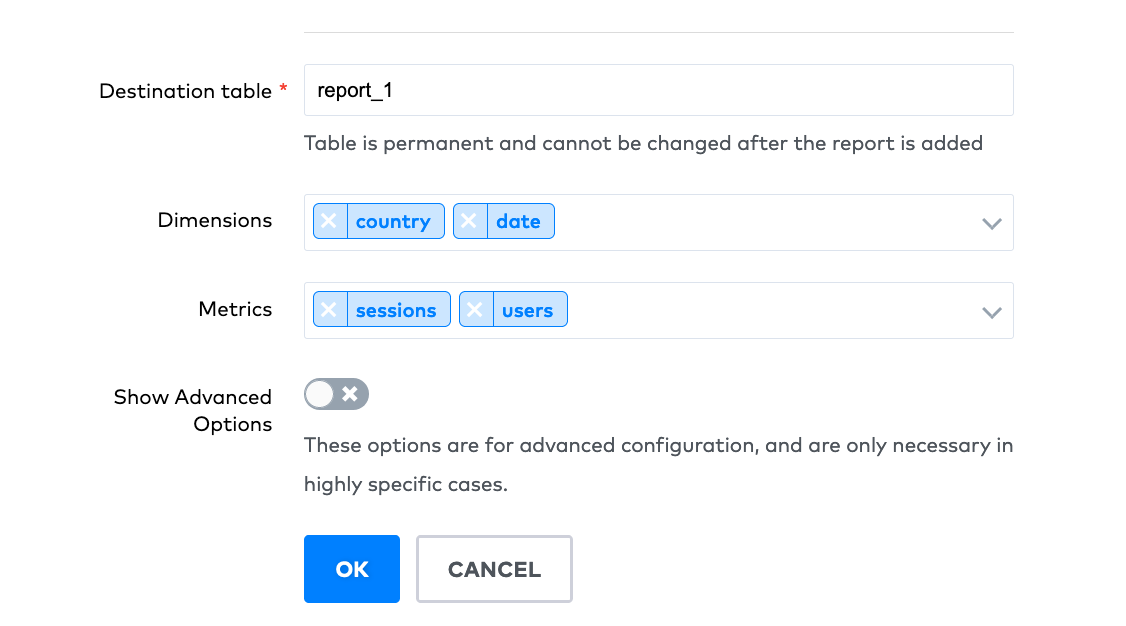 Google Analytics Report Setup