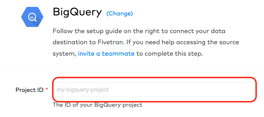 BigQuery Setup